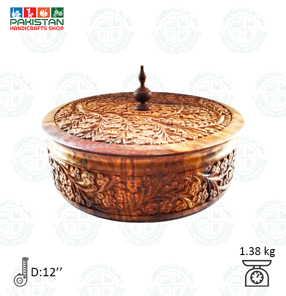 Dry Fruit Pot Carving