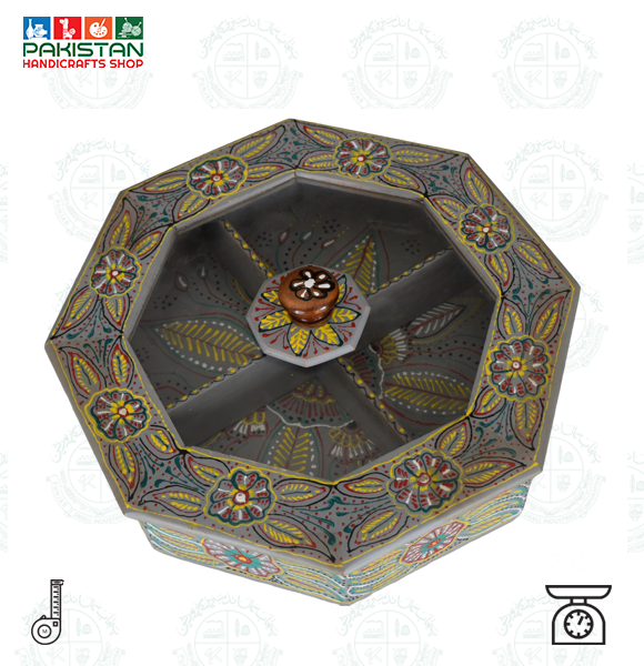 Dry Fruit Pot Colored Gol