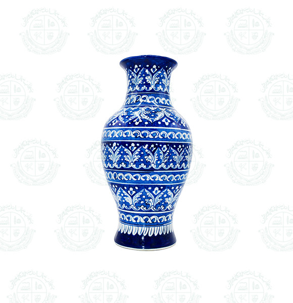 Blue Pottery vase Bottle (L)