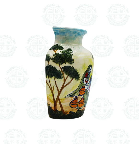 Blue Pottery Wall Hanging vase