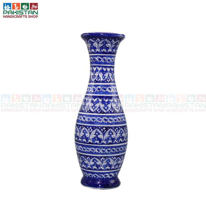 Blue Pottery Vase